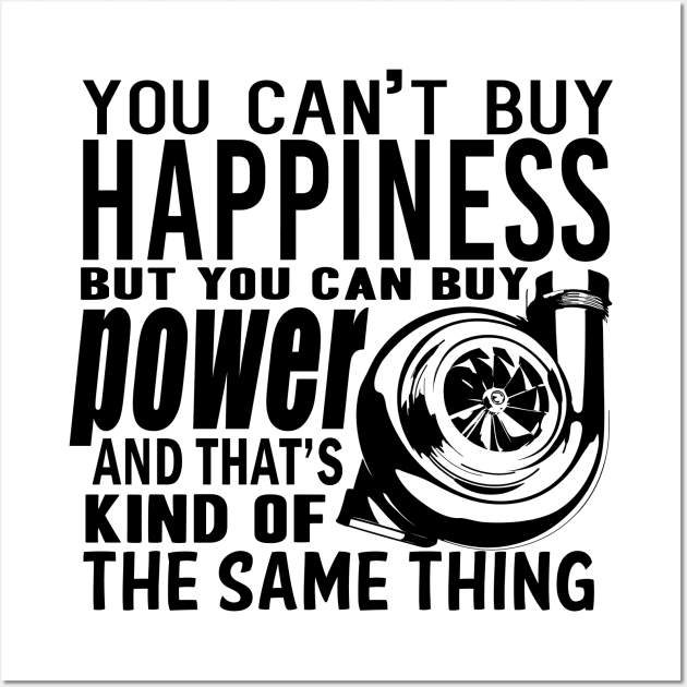 Happiness is power Wall Art by hoddynoddy